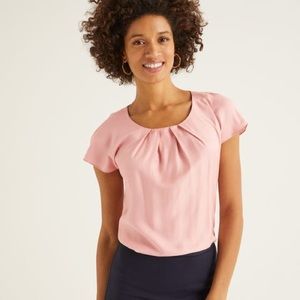 Boden Ravello Top in Chalky Pink